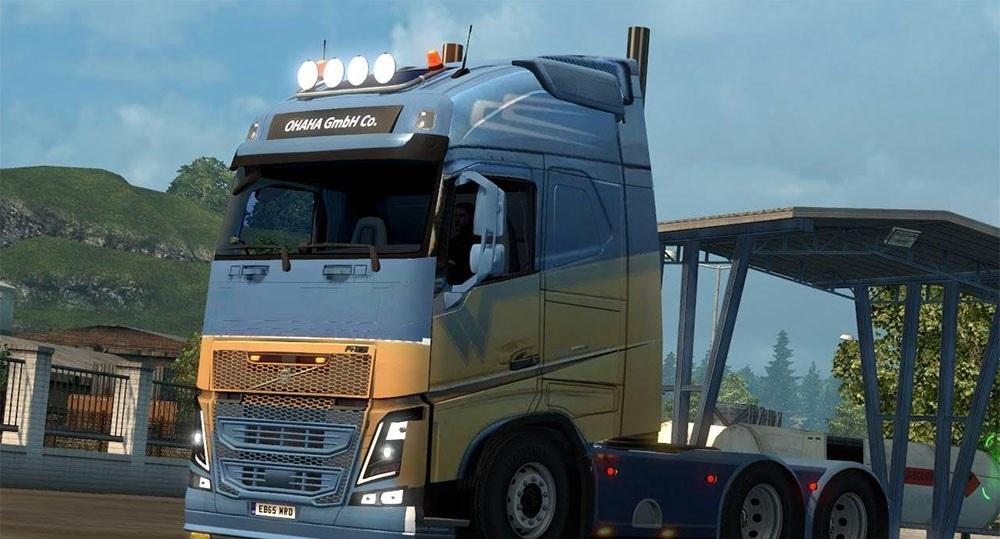 S.N.DE WITTE SKIN FOR OHAHA VOLVO FH 2012 ETS2 mods