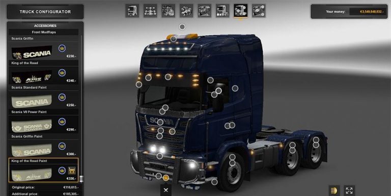 SCANIA STREAMLINE TUNING V1 - ETS2 mods | Euro truck simulator 2 mods ...