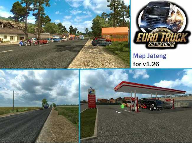 MAP JATENG INDONESIA V1.0 | ETS2 mods | Euro truck ...