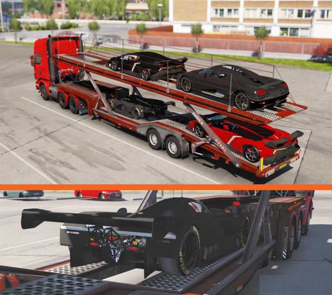 Super Cars Trailer By Farzad Ets2 Mods Euro Truck Simulator 2 Mods Ets2mods Lt