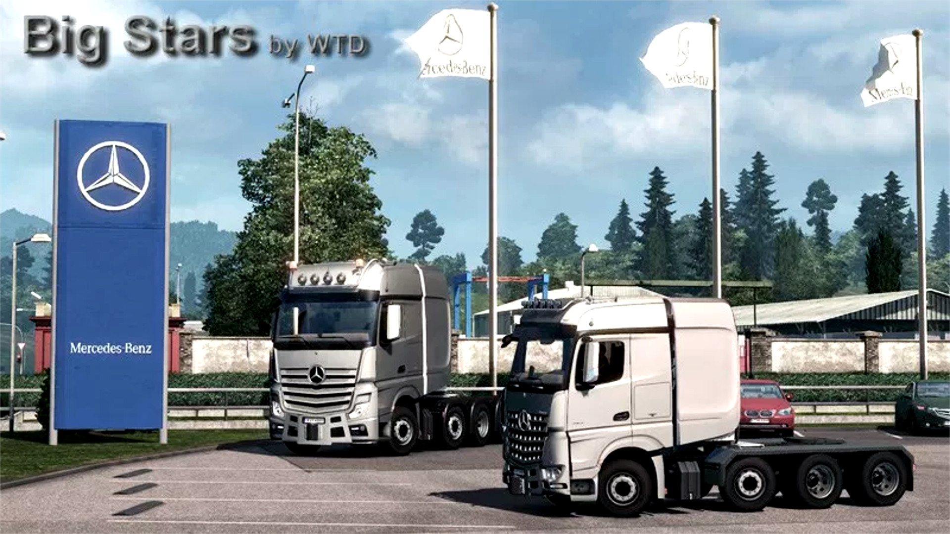 Dlc flags. Mercedes-Benz big Stars Actros/Arocs SLT. Mercedes Actros / Arocs SLT ETS 2. Етс 2 мод 1.35 Актрос. Новая фура Мерседес.