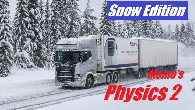 Physics 2 Snow Edition Winter Mod 1 27 X Ets2 Mods Euro Truck Simulator 2 Mods Ets2mods Lt