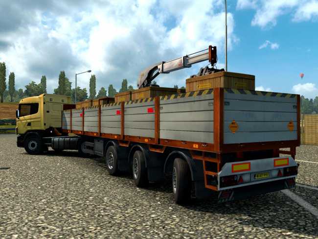 STEERABLE AXLES FOR BRICK TRAILER 1.27.X - ETS2 mods | Euro truck ...