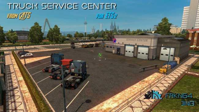 Truck Service Center V1 4 Ets2 Mods Euro Truck Simulator 2 Mods Ets2mods Lt