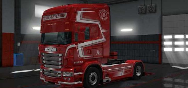 Scania “Geelhoed” Kit [ Skin + Lightbox ] | ETS2 mods | Euro truck ...