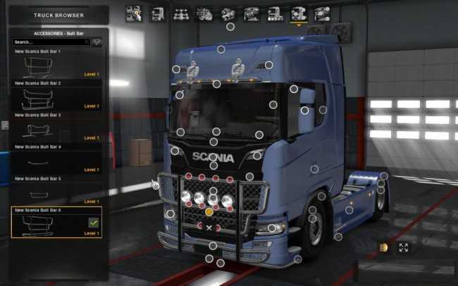 SCANIA S R NEW TUNING ACCESSORIES (SCS) - ETS2 mods | Euro simulator 2 mods - ETS2MODS.LT