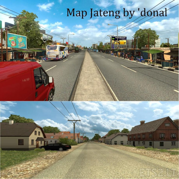 Zorlu Endonezya Haritası ETS2 mods Euro truck simulator 2 mods