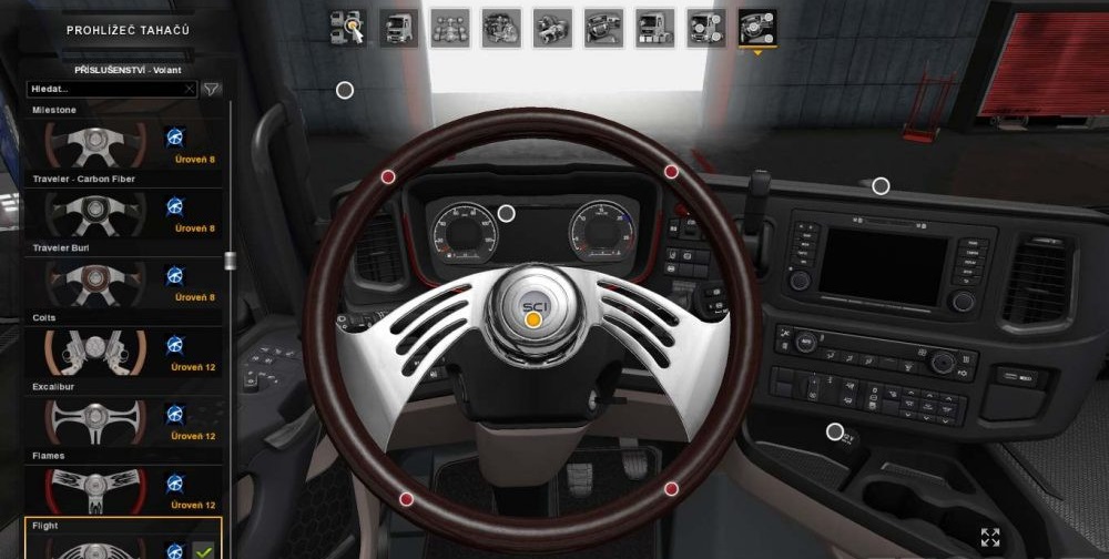 DLC Steering Wheel from ATS to ETS2 [1.30.x] ETS2 mods