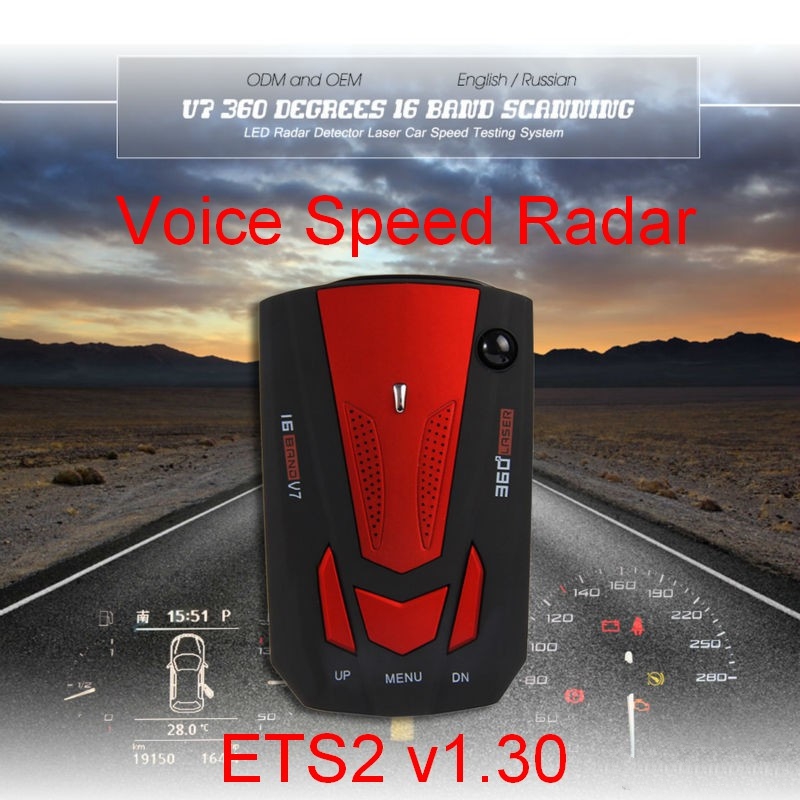 Voice Speed Radar v1.4 [1.30.x] ETS2 mods Euro truck