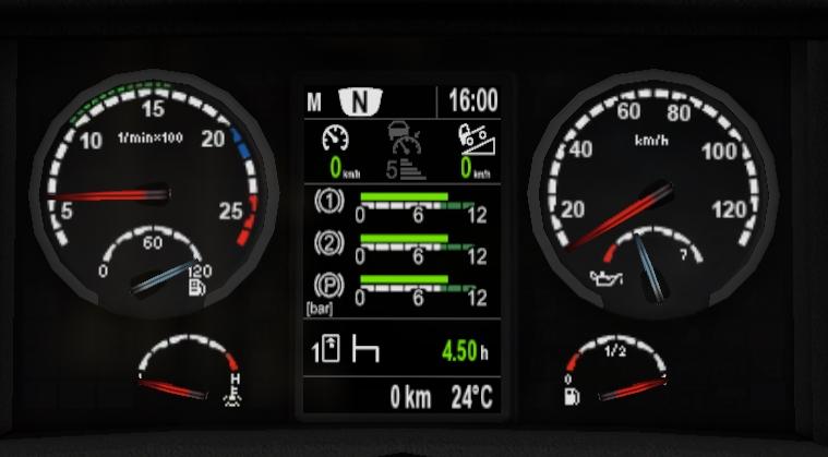 Scania Dashboard Computer v3.9.7 1.30.x ETS2 mods Euro