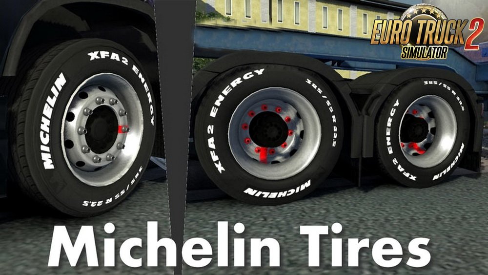 Michelin Tires for all Trucks v1 0 1 30 x ETS2 mods 