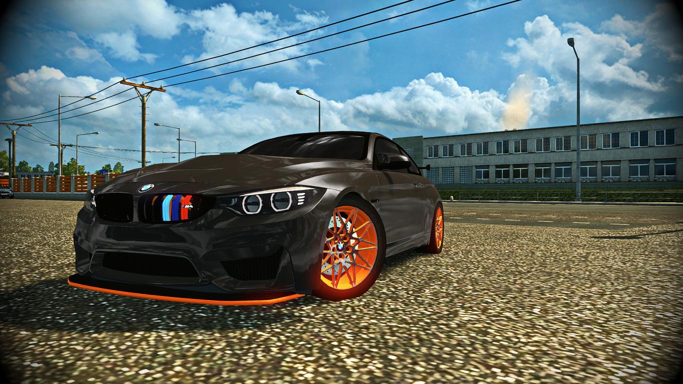 Моды на бимку бмв. Euro Truck Simulator 2 BMW. Симулятор БМВ 2. БМВ В етс 2. BMW m4 Simulator.