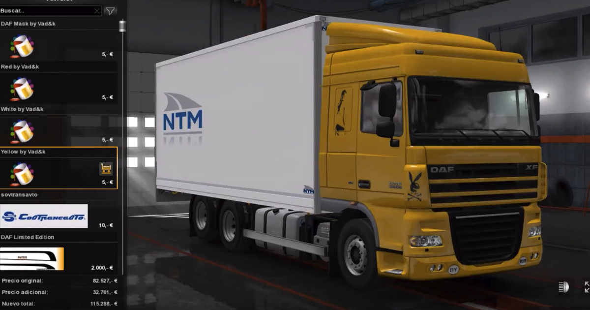 Daf Xf By Vad K Upd Ets Mods Euro Truck Simulator Mods Ets Mods Lt