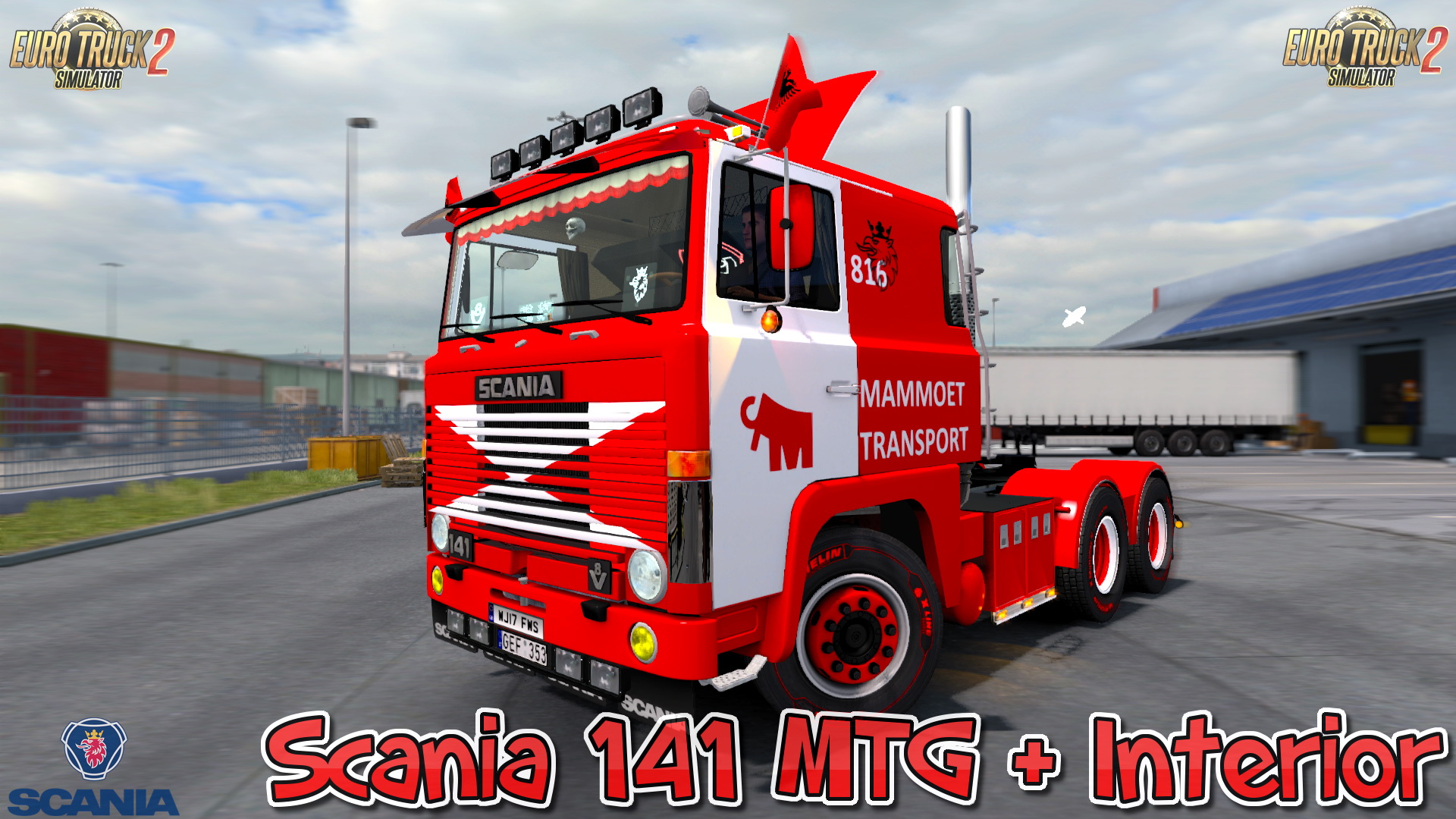 Scania 141 Mtg + Interior V1.0 (1.30.x) - Ets2 Mods 