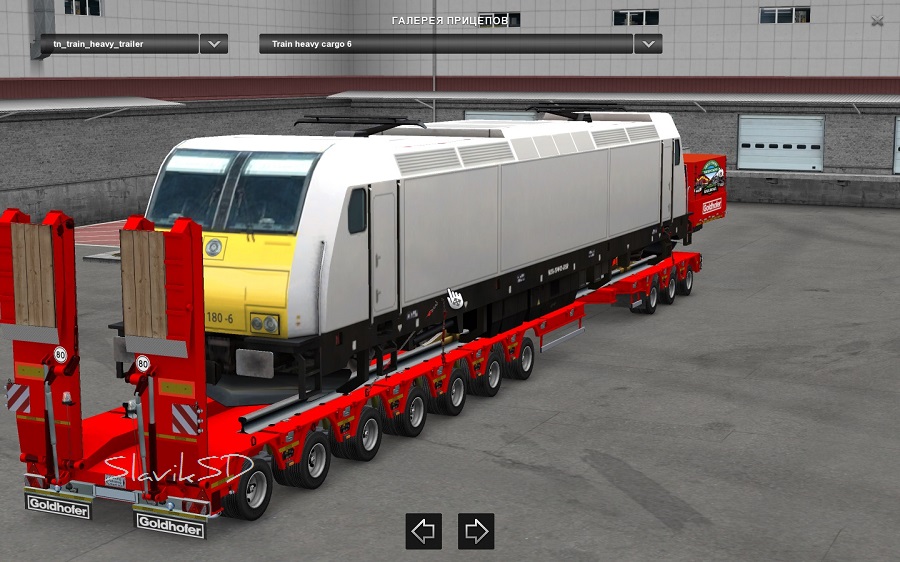 Heavy Train Trailer Pack v1.01 ETS2 mods Euro truck