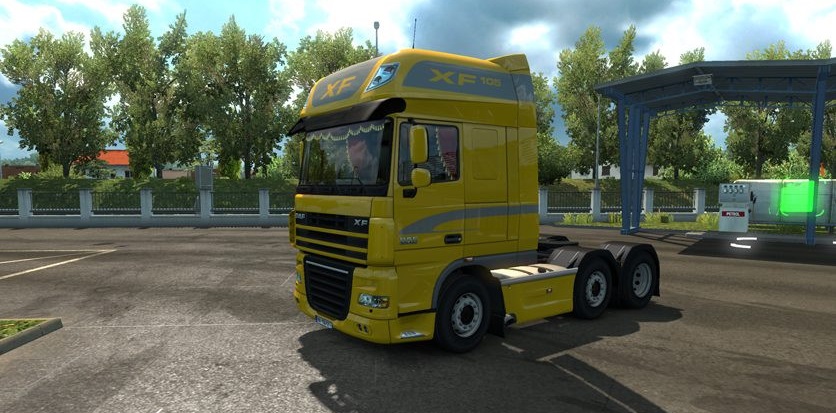 Animated Side Curtains for DAF 105 - ETS2 mods | Euro truck simulator 2 ...