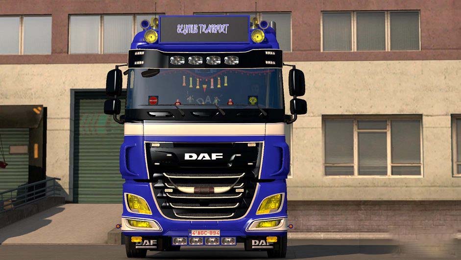 DAF Yellow Lights little fix | ETS2 mods | Euro truck ...