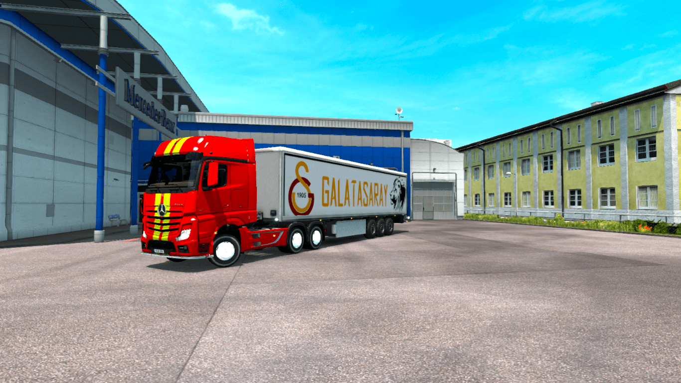 ETS2 GALATASARAY DORSE SKİN MOD ETS2 mods Euro truck simulator 2