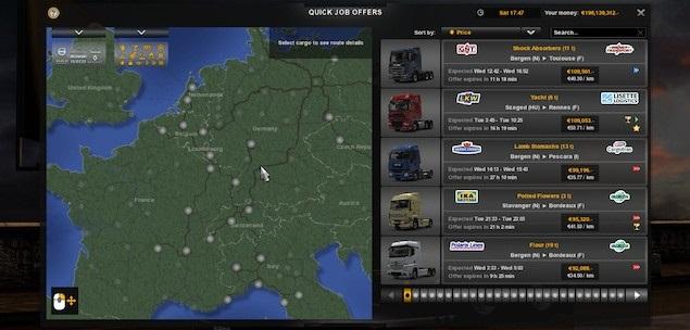 HD COLORED MAP X ETS Mods Euro Truck Simulator Mods ETS MODS LT