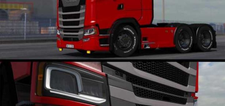 Backbumper custom for RJL Scania R & T v2 - ETS2 mods | Euro truck ...