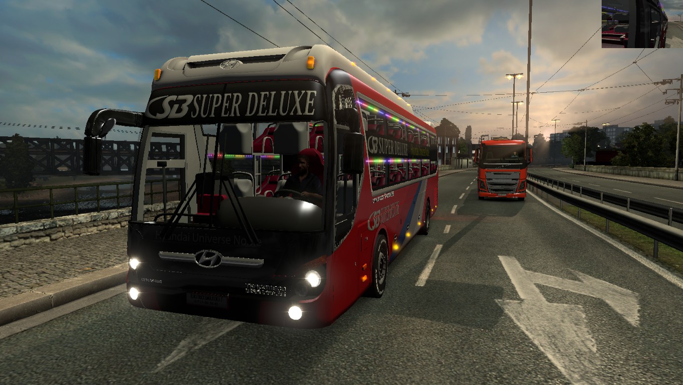 HYUNDAI UNIVERSE noble V2.0 for 1.31 or 1.32 with passenger mods - ETS2 ...