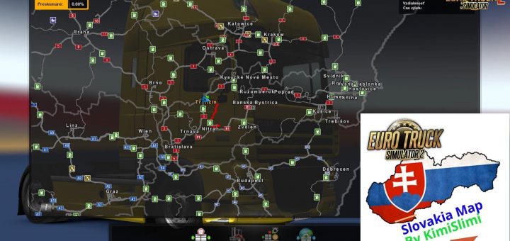 Tunisia Map v1.1 [1.45]  RELINK  ETS2 mods  Euro truck simulator 2