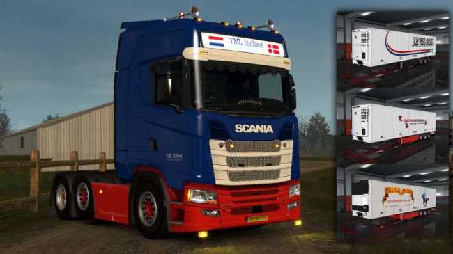 SCANIA S NEXT GEN TML HOLLAND TRANSPORT 1.32.X | ETS2 mods | Euro truck ...