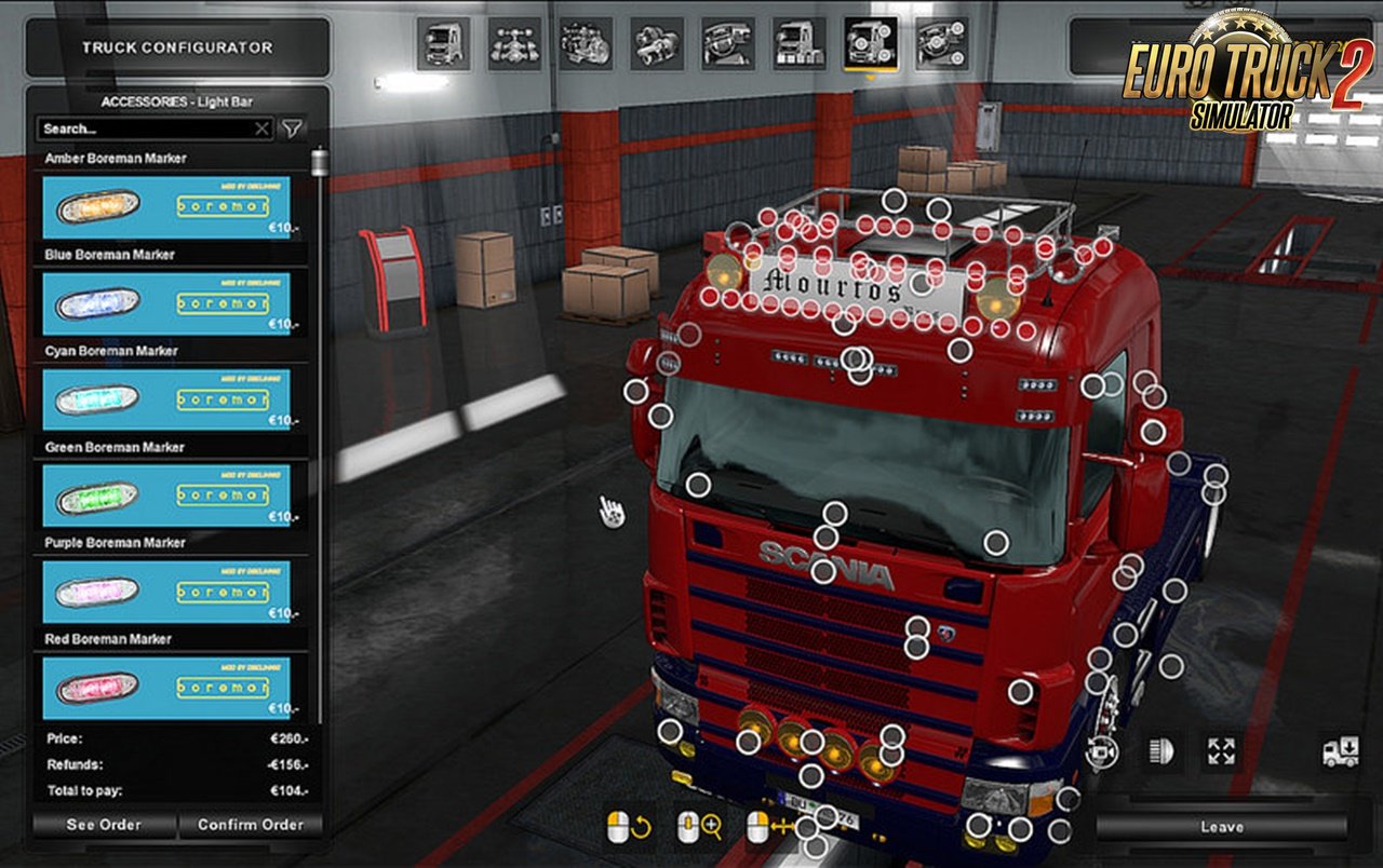 Accessories Pack V12 For Rjls Scanias By V Mourtos 133x Ets2 Mods Euro Truck Simulator 2