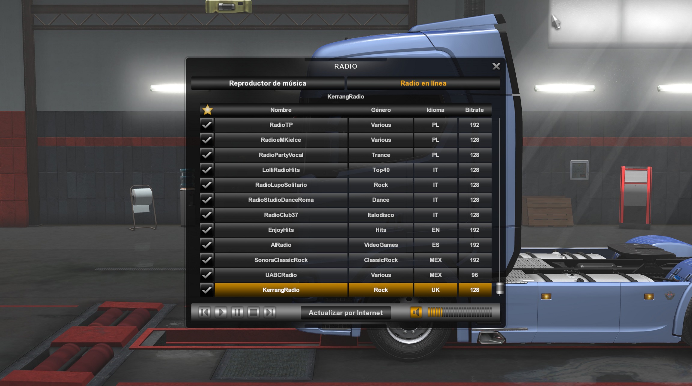 euro truck simulator 2 real radio stations