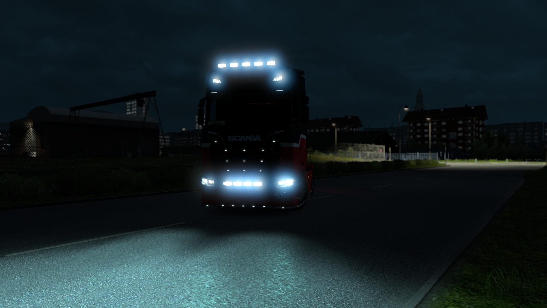 FLARE AND 5500 LIGHTS FOR ALL TRUCKS - ETS2 mods download