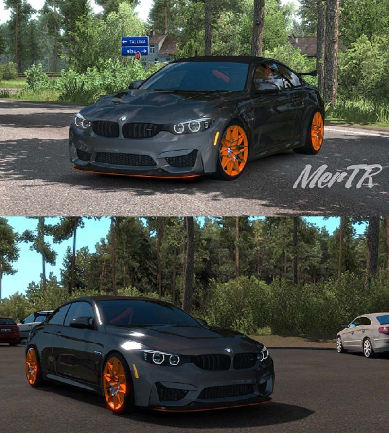 BMW M4 GTS Coupe RWD 2016 | ETS2 mods | Euro truck simulator 2 mods - ETS2MODS.LT