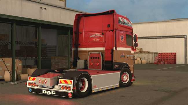 DAF RONNY CEUSTERS TRANSPORT & TRAILER 1.34 | ETS2 mods | Euro truck ...