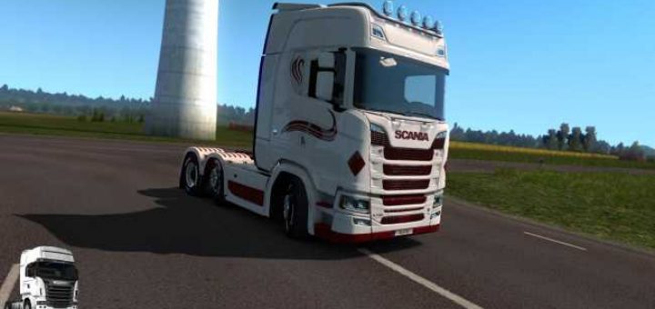 Scania Rjl R4 T T4 Roof Pack And Lightbox 1 44 Ets2 Mods Euro Truck