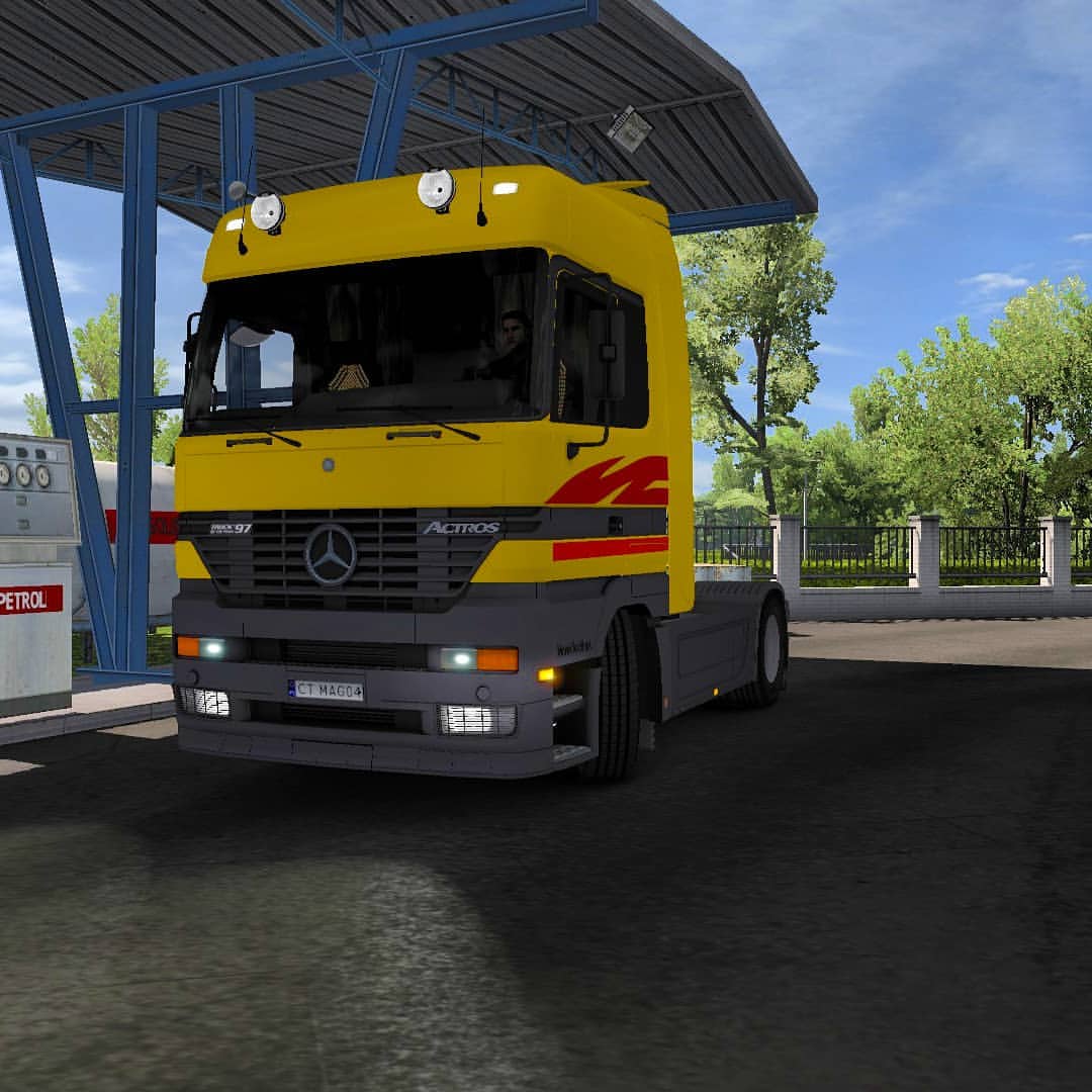 Actros mp1 фары