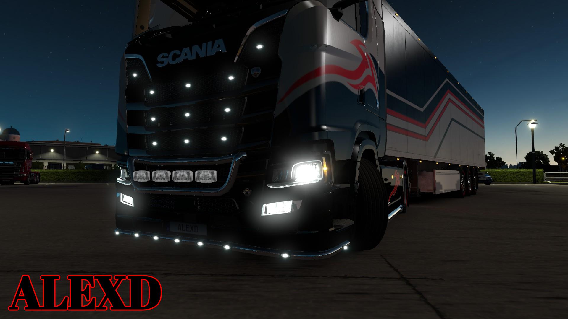 FOG LIGHTS FOR SCANIA S & R 2016 V1.1 1.35.X ETS2 mods