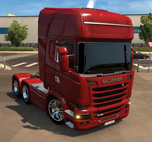 TINTED GLASSES FOR SCANIA 2009 1.35.X - ETS2 mods | Euro truck ...