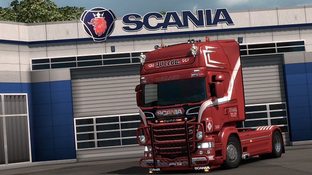 Weeda Scania RJL K Paintwork ETS Mods Euro Truck Simulator Mods ETS MODS LT