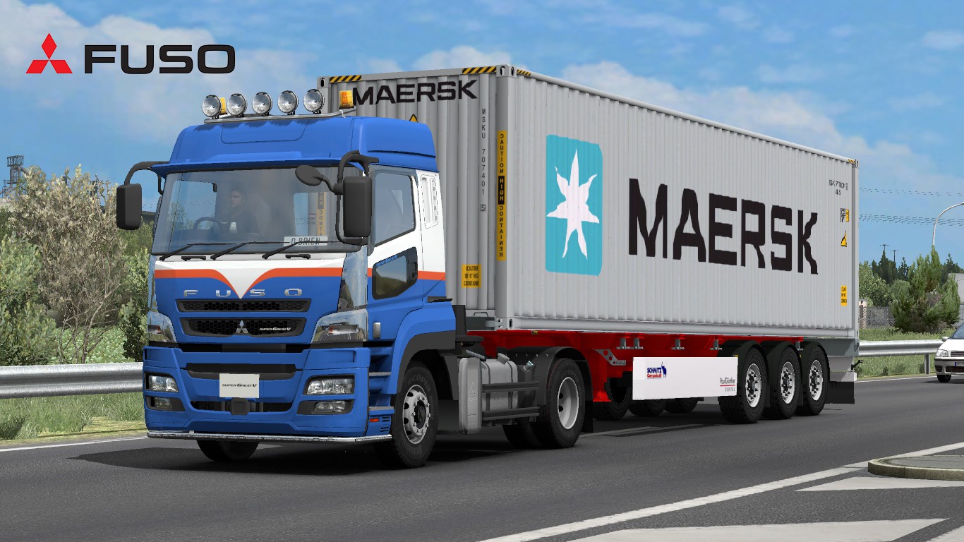 Mitsubishi Fuso SuperGreat v2 3 1 35 ETS2 mods Euro 