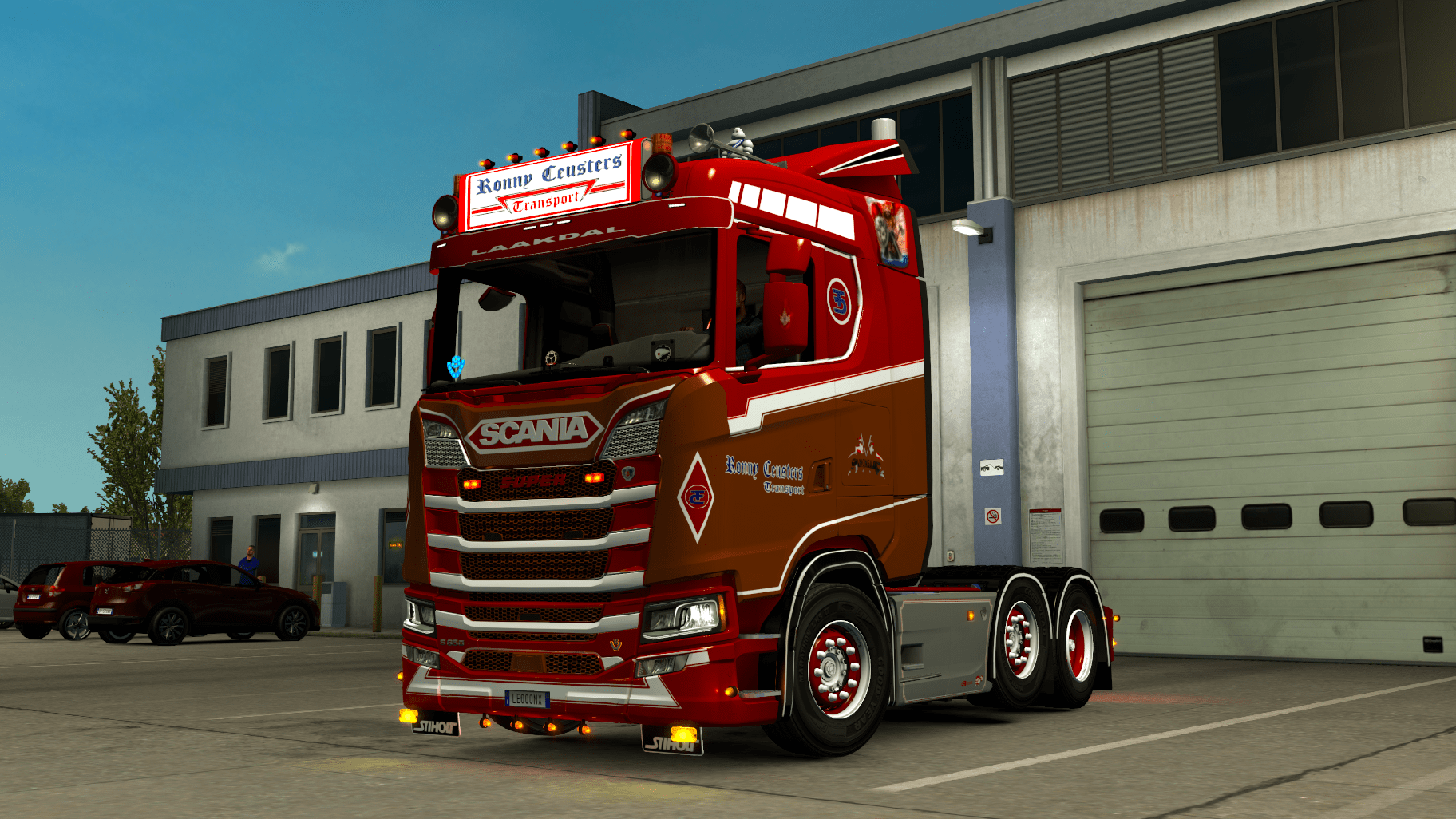 Ronny Ceusters Scania S low roof - ETS2 mods | Euro truck simulator 2