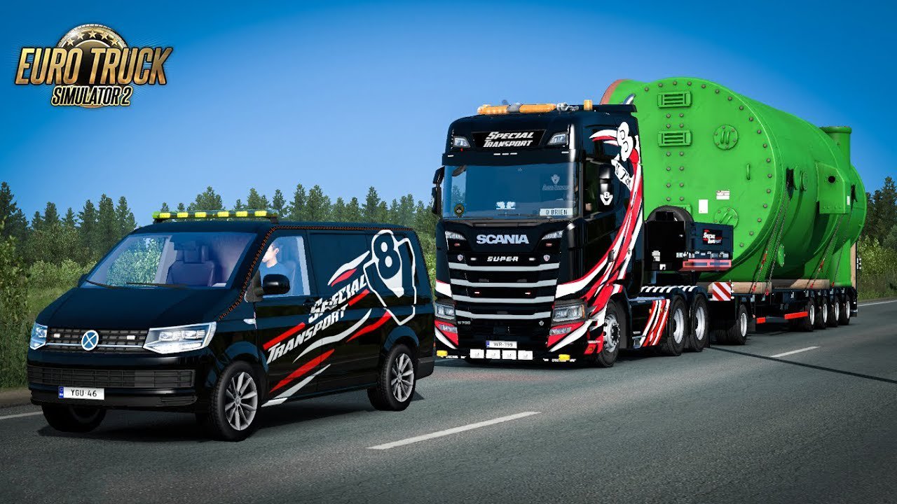 Skinable Special Transport (1.35.x) ETS2 mods Euro truck simulator