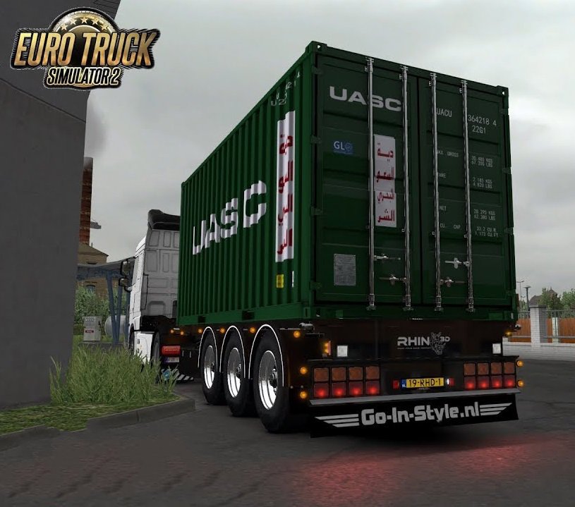 Container Trailer by Rhino3D 1.35.x - ETS2 mods | Euro truck simulator ...