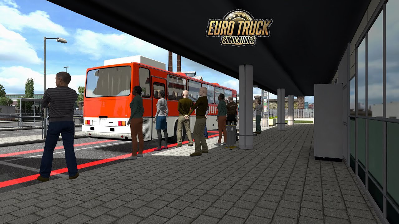 euro truck simulator 2 bus mod + bus terminal