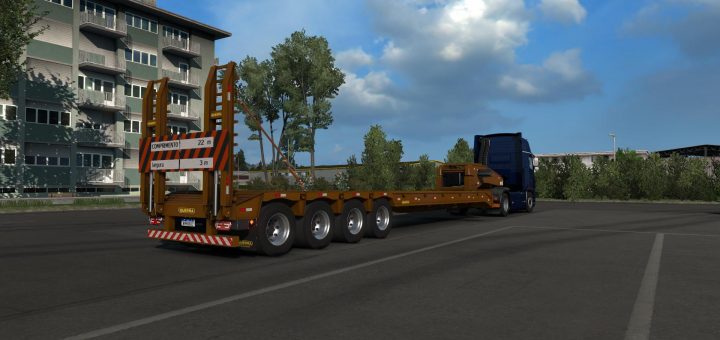 KOREAN CONTAINER TRAILER V1.0 [1.38.X] | ETS2 mods | Euro truck ...