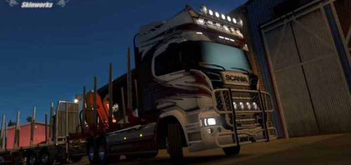 SCANIA RS RJL C.VERBIST & SON SKIN 1.22 | ETS2 mods | Euro truck ...