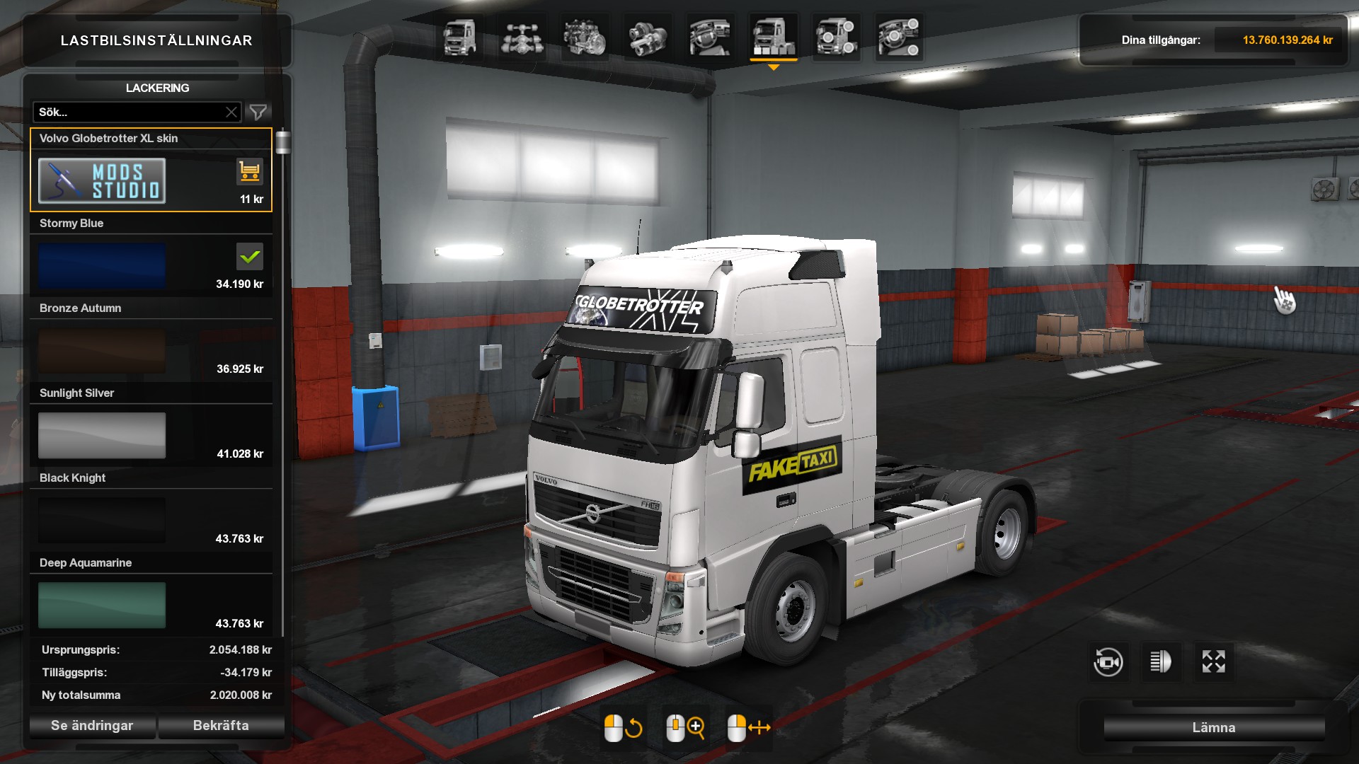 Volvo Globetrotter XL by Ivebojen - ETS2 mods | Euro truck simulator 2 ...