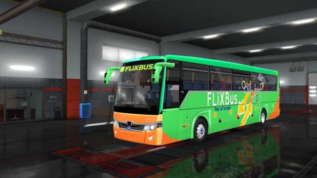 Temsa Safir Plus Flix Bus V2 0 Ets2 Mods Euro Truck Simulator 2 Mods Ets2mods Lt