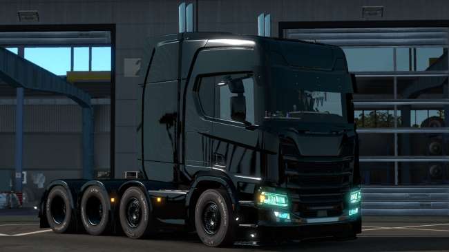 SCANIA R Black Edition [MP] 1.37.x - ETS2 mods | Euro truck simulator 2 ...