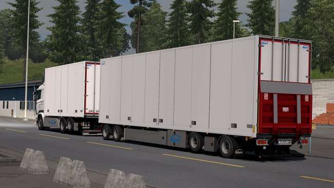 Ekeri Tandem Trailers Addon V2.1.3 By Kast (1.38.x) - Ets2 Mods 