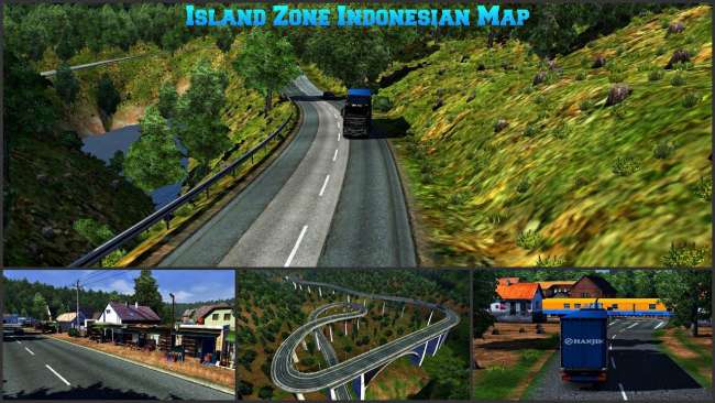 uk truck simulator indonesia map