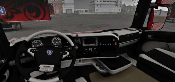 Scania Rjl Interior Frigo Leader Sarantos Style [1 39] Ets2 Mods